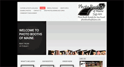 Desktop Screenshot of photoboothsofmaine.com